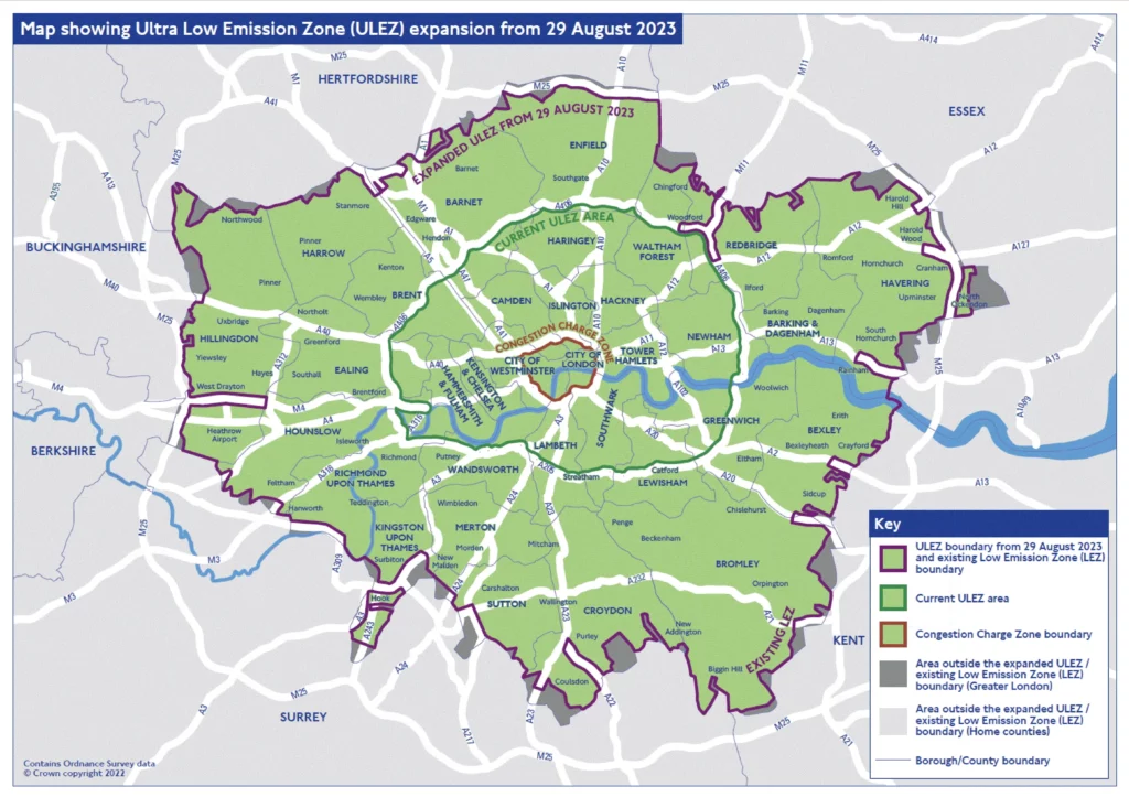 Key points of the ULEZ expansion for van operators